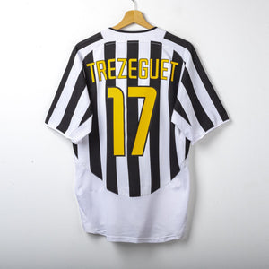maglia home juventus nike trezeguet n17 2003/2004