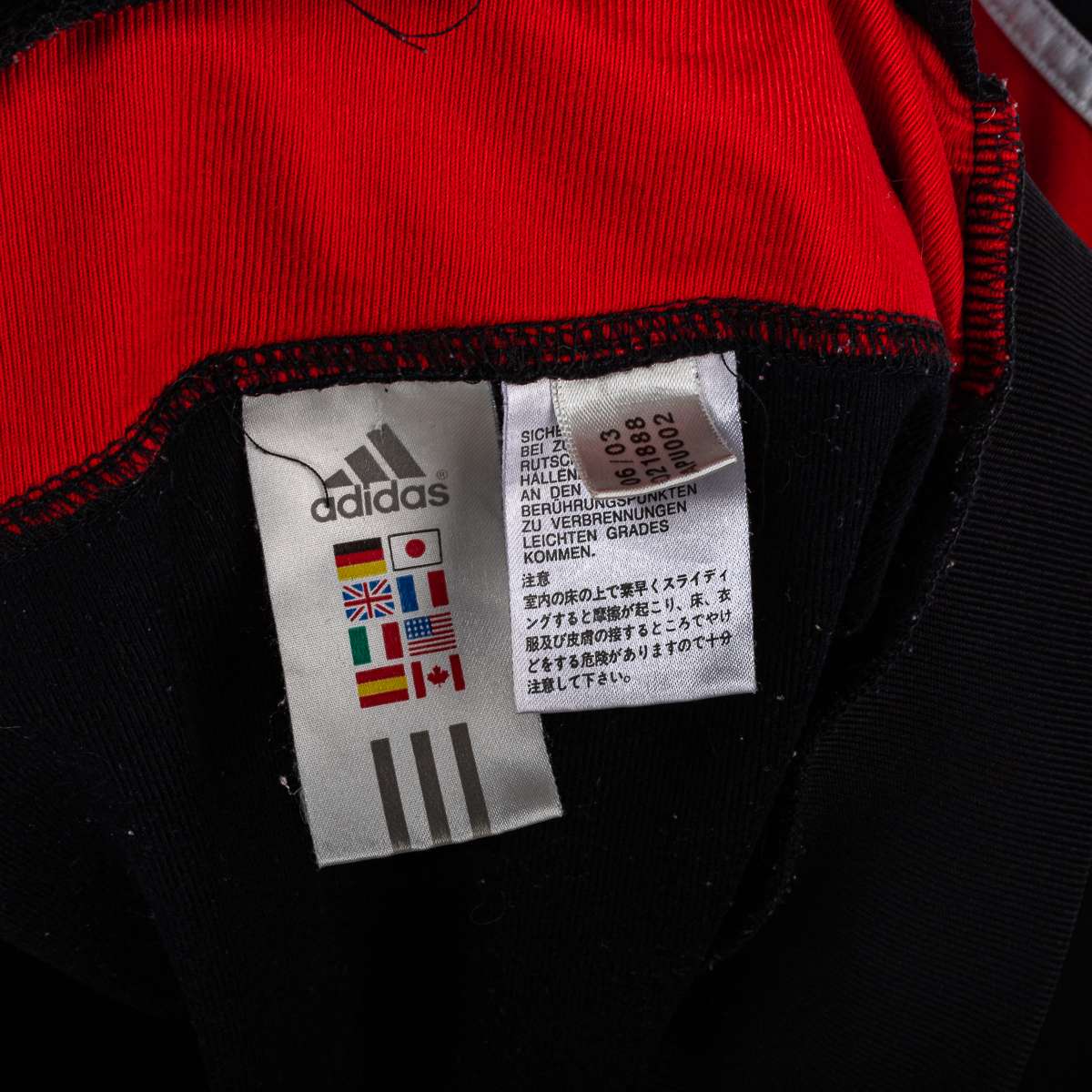 AC Milan Adidas Opel Black Jacket 2003/2004