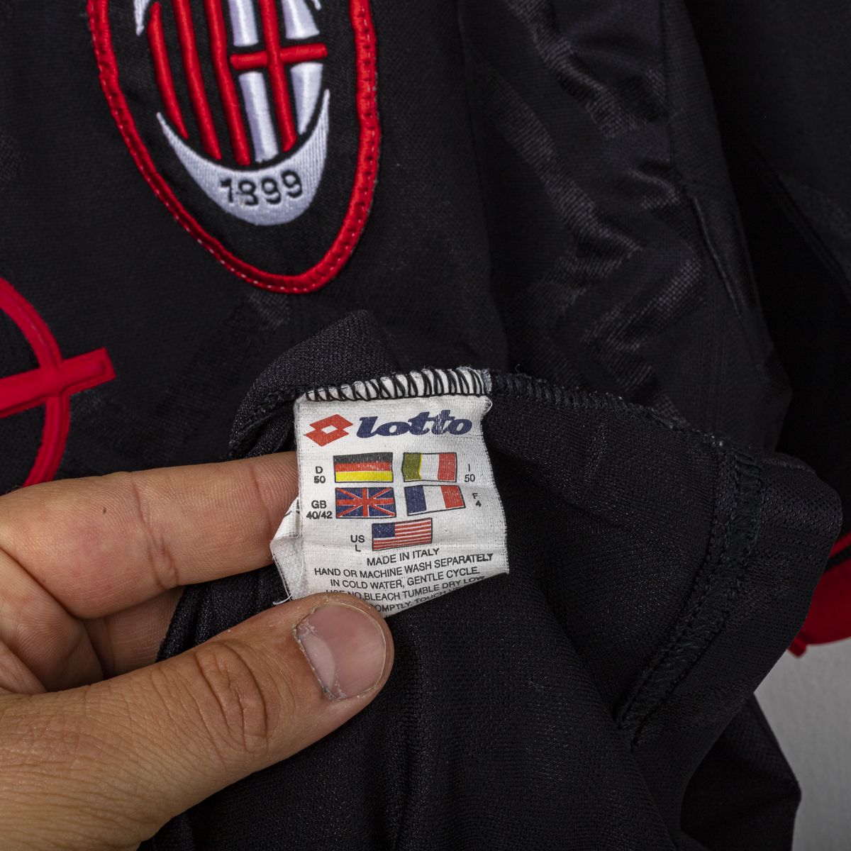 Maglia Third Milan Lotto Baggio 18 1996/1997
