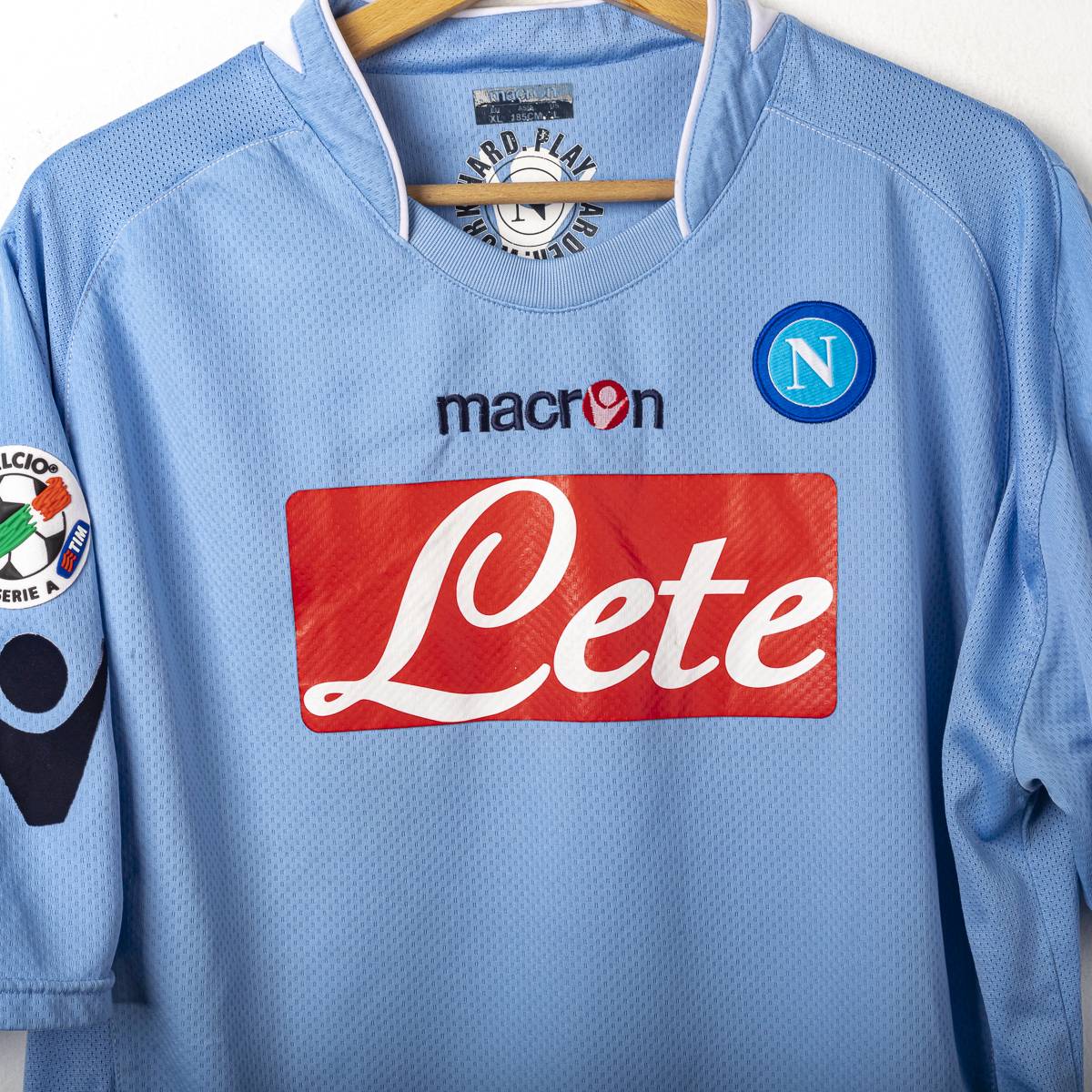 Maglia Home Napoli Diadora Lavezzi n7 mc 2009/2010  72x55