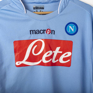 Maglia Home Napoli Diadora Lavezzi n7 mc 2009/2010  72x55