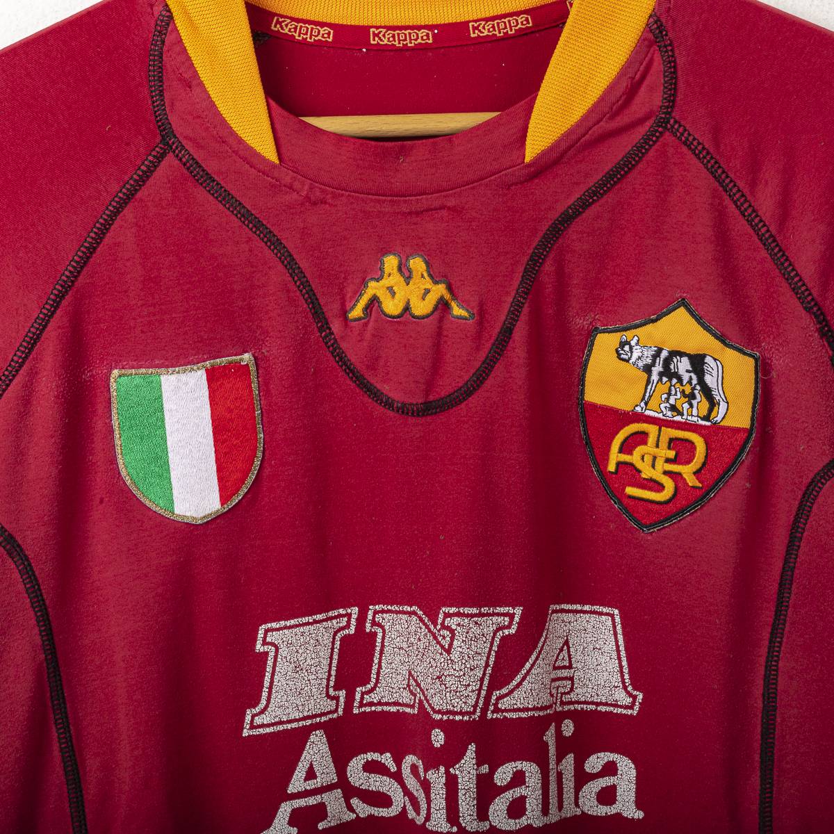 Maglia Home As Roma Kappa Emerson n11 2001/2002