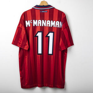 Maglia Away Inghilterra Mc Manaman n11 1998