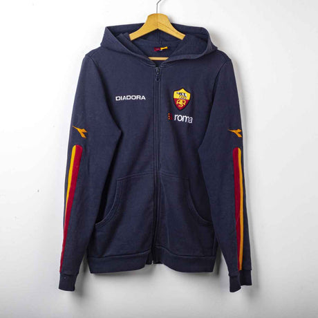 As Roma Diadora Blue Sweatshirt Tracksuit 2003/2004