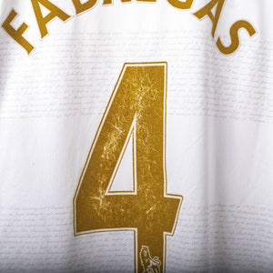 maglia away arsenal nike fabregas 4 2007/2008 72x57