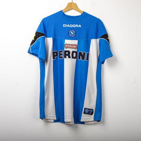 Maglia Home Ssc Napoli Diadora Stellone n9 2002/2003