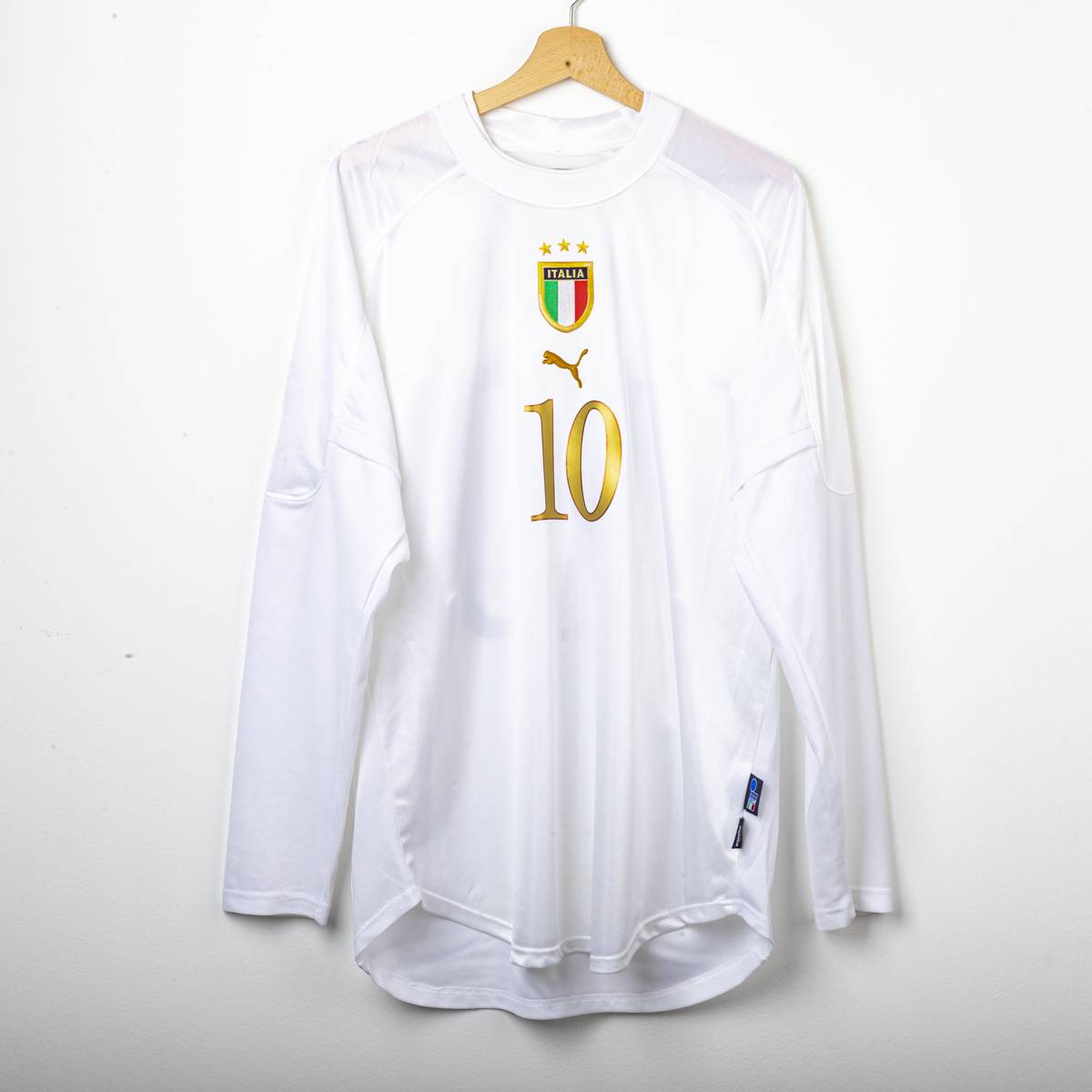 Italy Puma Totti 10 ls Away Shirt 2004