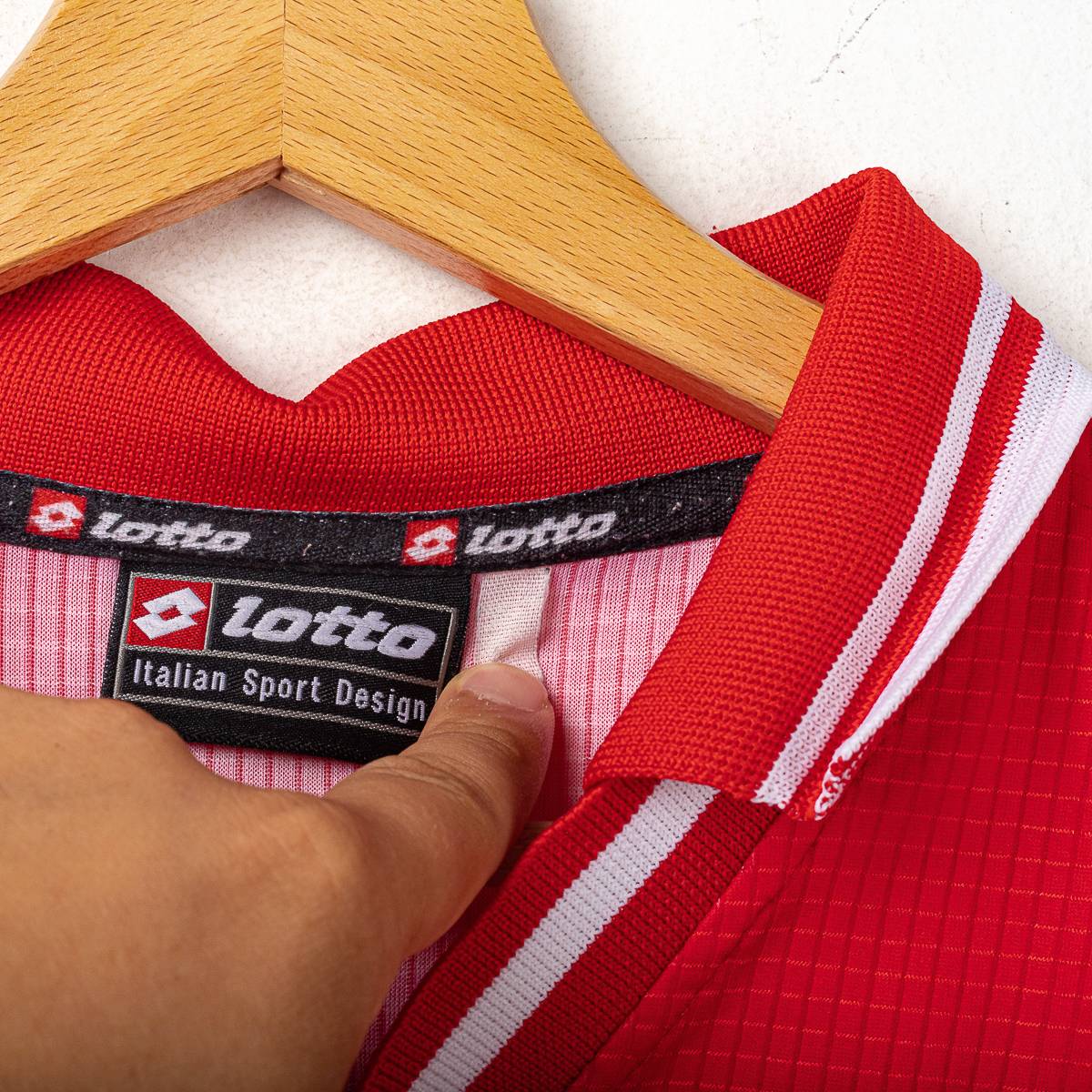 maglia home Bari Lotto Cassano n18 ml 2000/2001