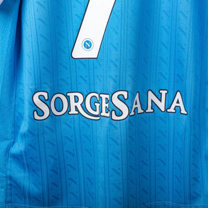 Maglia Napoli Home EA7 Neres 7 Finale Supercoppa 2025/2026