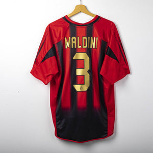 Maglia Home Milan Adidas Opel Maldini 3 2004/2005