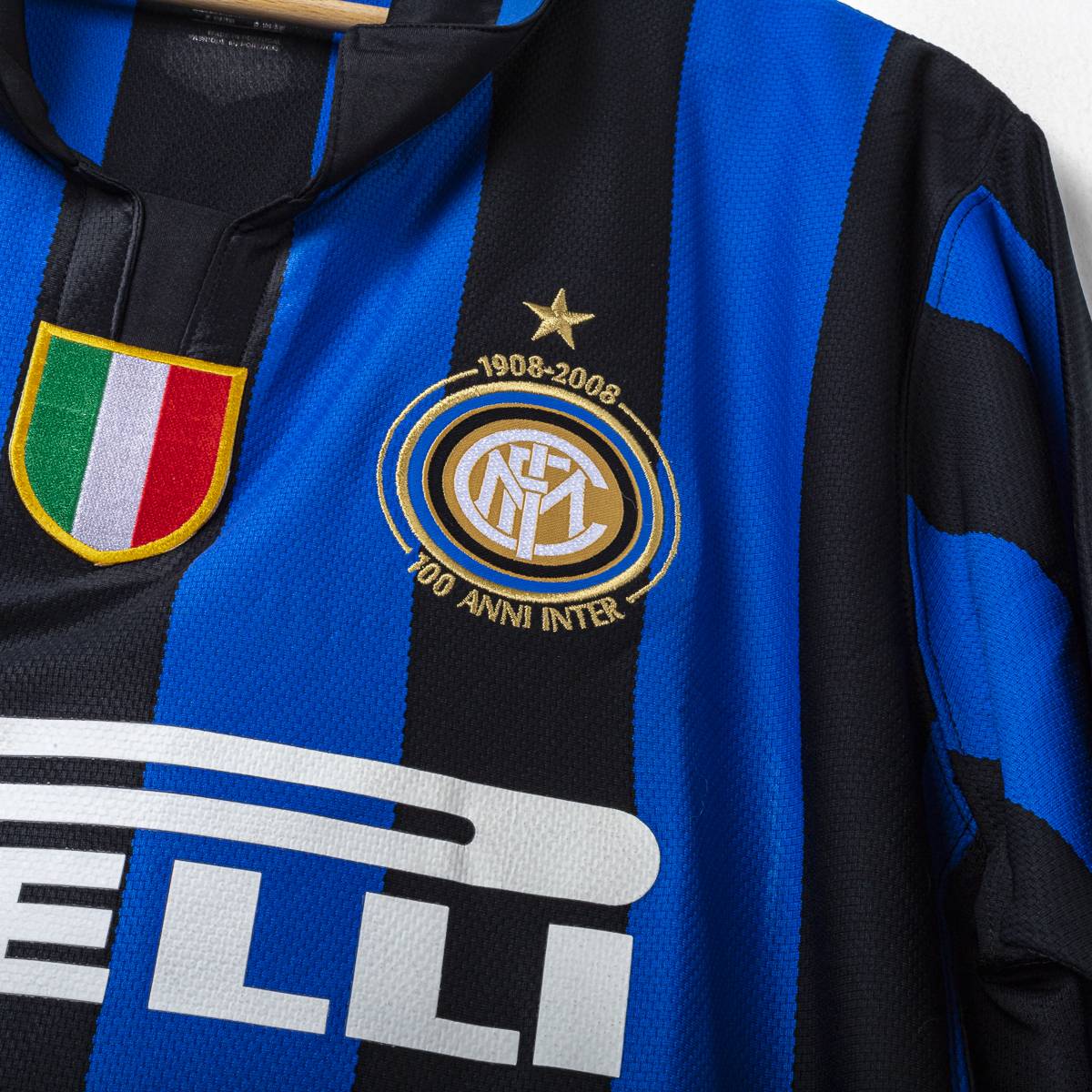 Maglia Home Inter Nike Zanetti 4 2007/2008  79x52
