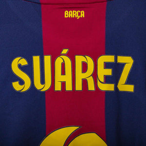 Maglia Home Barcellona Nike Suarez 9 2014/2015
