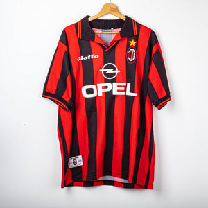 AC Milan Lotto Opel Savicevic 10 1997/1998 Home Shirt