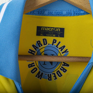 Maglia Third Napoli Macron Lete Cavani 7 UCL 2011/2012