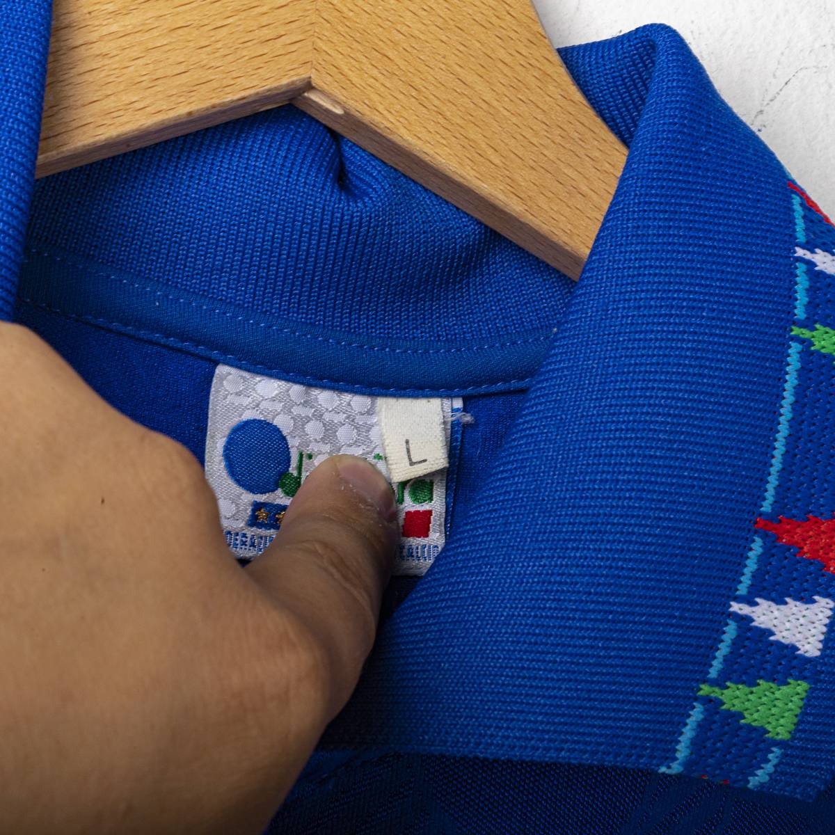 Maglia Home Italia Diadora Baggio n10 Mondiale Usa 1994
