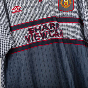 Maglia Away Manchester United Umbro Beckham n24 1995/1996