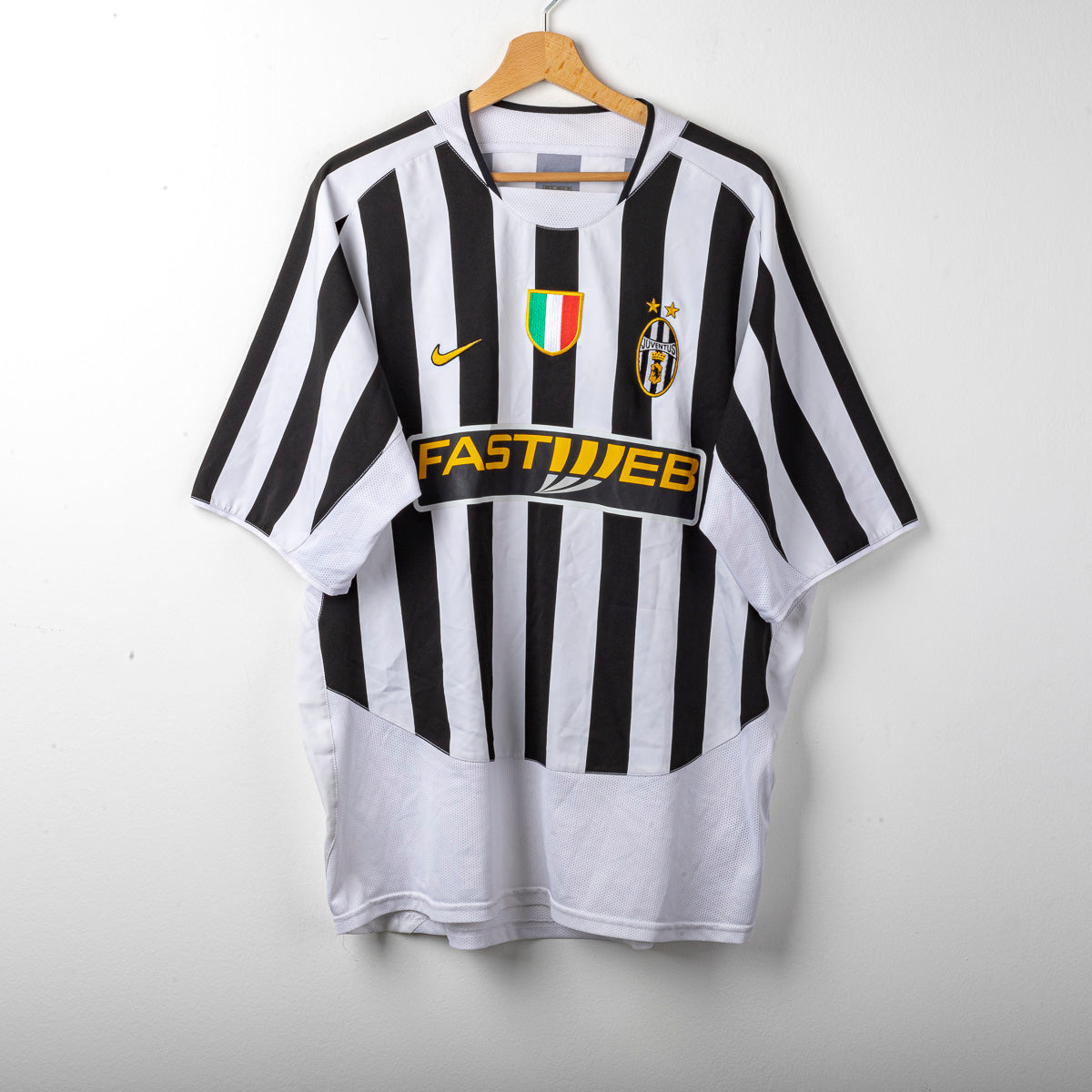Maglia Home Juventus Nike Fastweb Trezeguet 17 2003/2004
