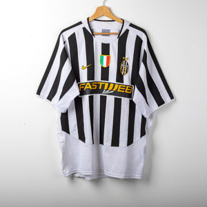 Maglia Home Juventus Nike Fastweb Trezeguet 17 2003/2004