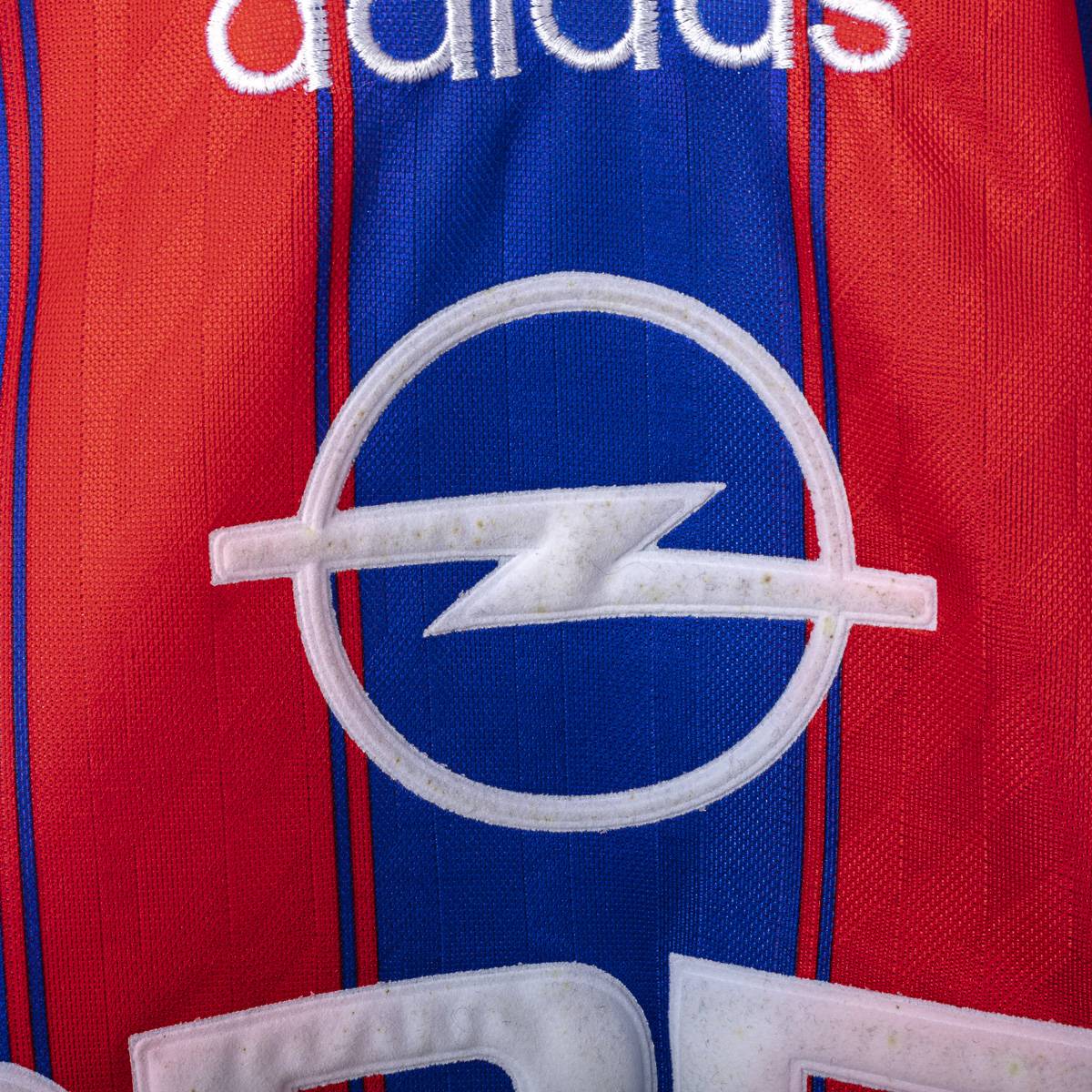 maglia home bayern monaco adidas opel 1996/1997