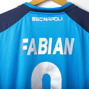 maglia home champions league napoli kappa Fabian 8 2019/2020