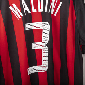 maglia home ac milan Adidas Maldini n3 2002/2003