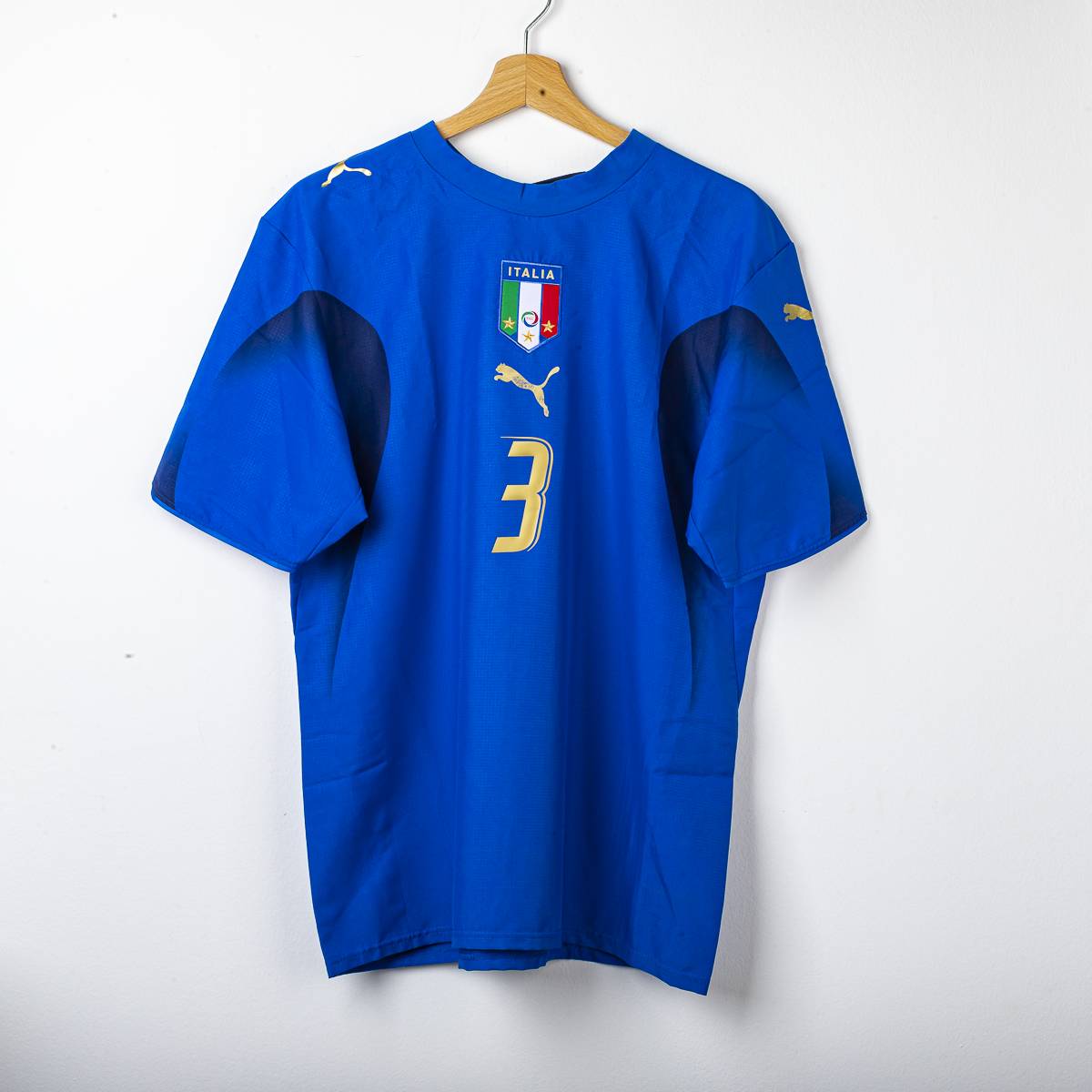 Maglia Home Italia Puma Grosso 3 Mondiali 2006