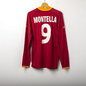 Maglia Home As Roma Kappa Montella n9 2000/2001