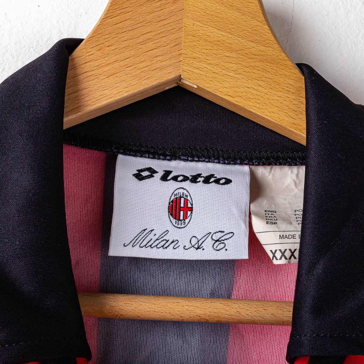 Maglia Bambino Home Milan Lotto ml 1994/1995