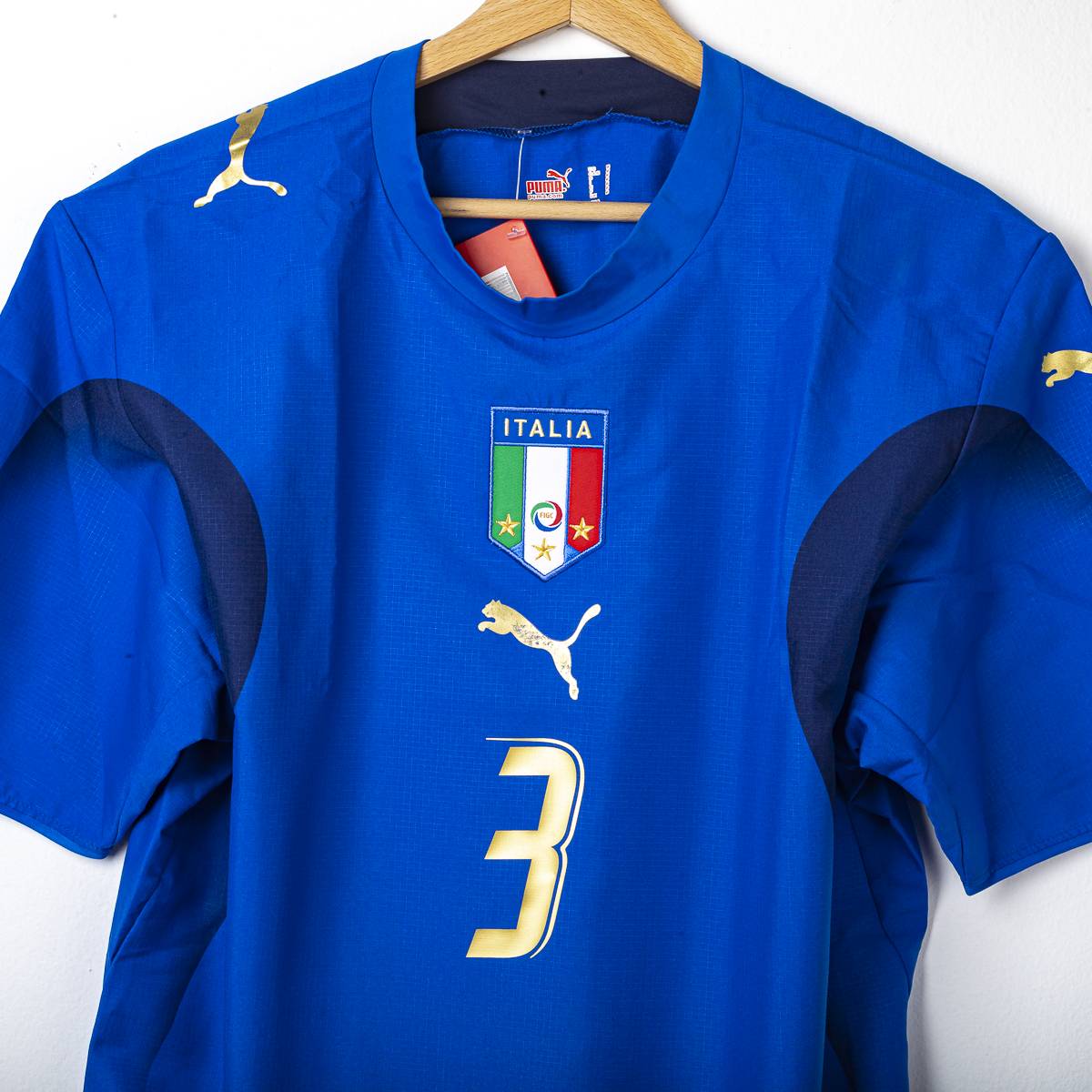 Maglia Home Italia Puma Grosso 3 Mondiali 2006