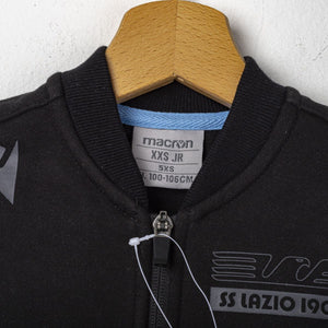 Felpa bambino Lazio nera zip frontale 2019/2020