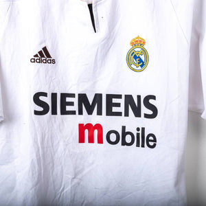Maglia Home Real Madrid Adidas Siemens Ronaldo 9 2003/2004