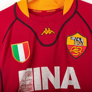 Maglia As Roma Home Kappa Totti n10 2001/2002