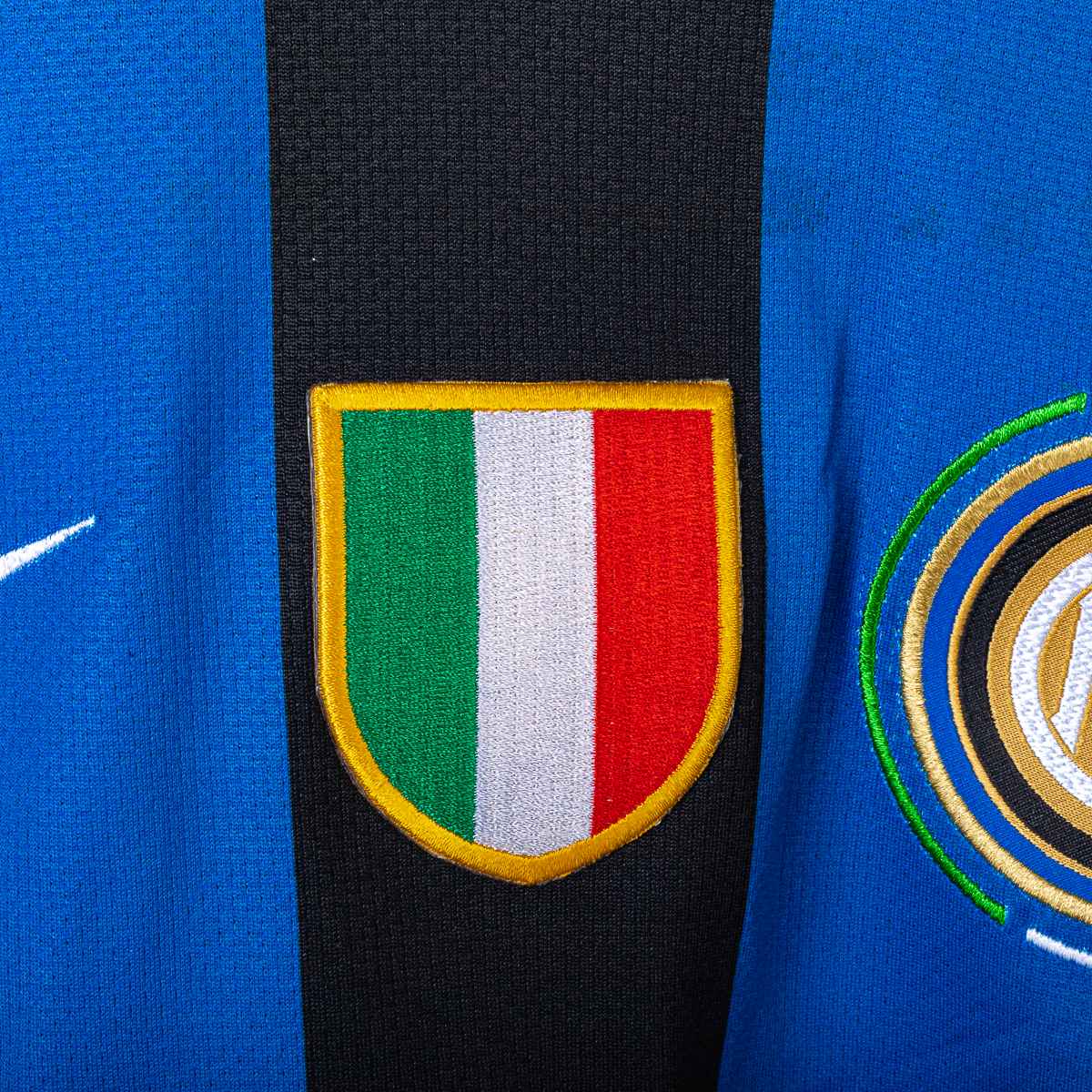 Inter Milan Nike Zanetti 4 UEFA 2009/2010 Home Shirt