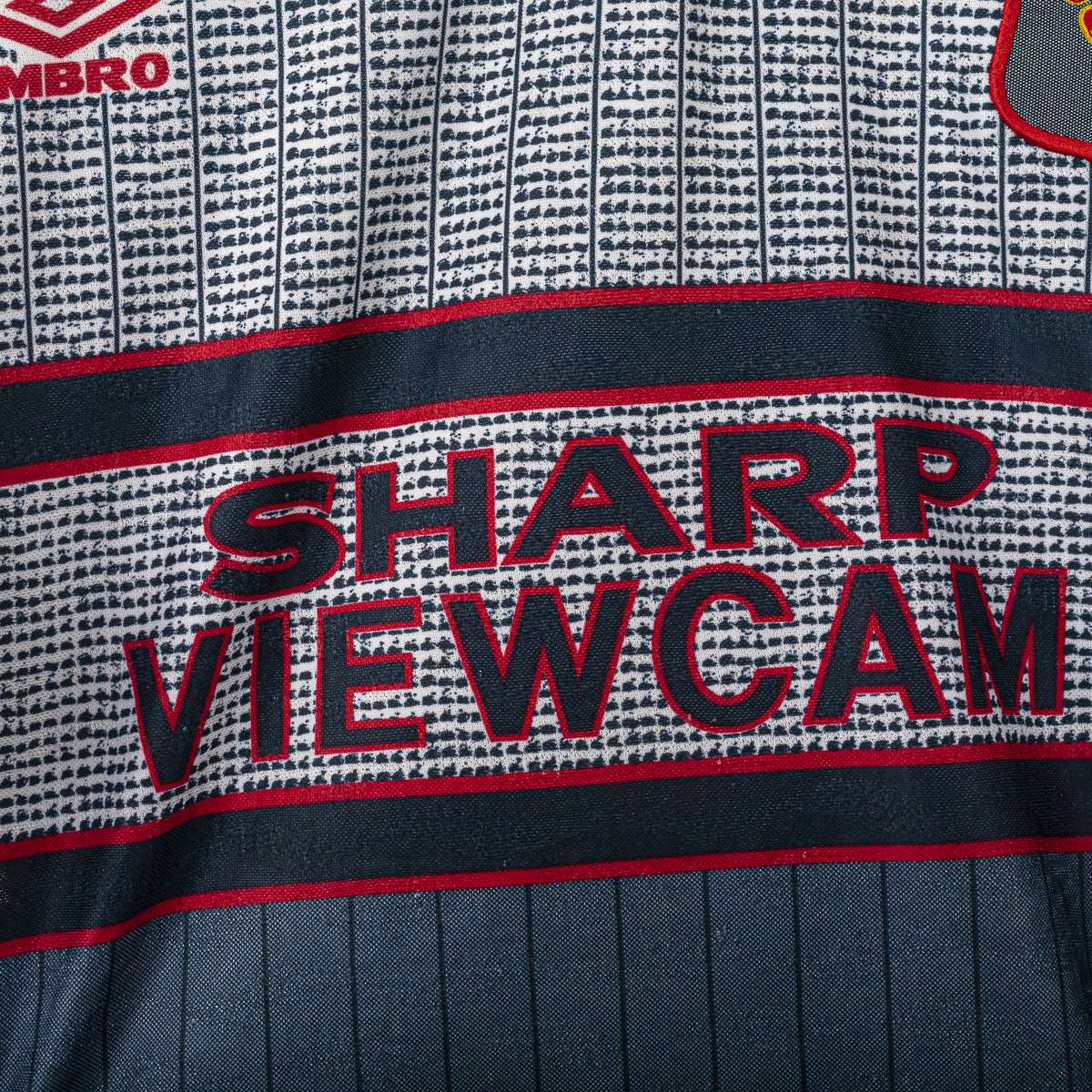 Maglia Away Manchester United Umbro Beckham n24 1995/1996