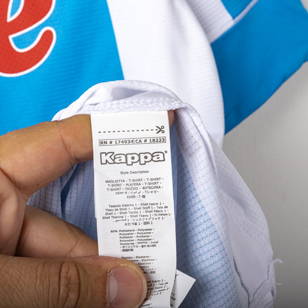 Maglia Speciale Napoli Kappa Fabian n8 2020/2021