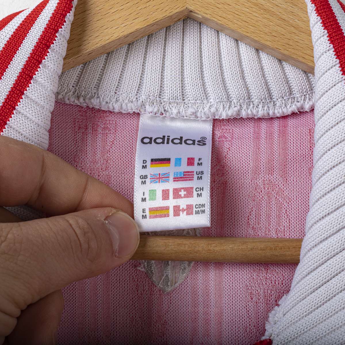 Monaco Adidas Continental Henry 28 1997/1998 Home Shirt