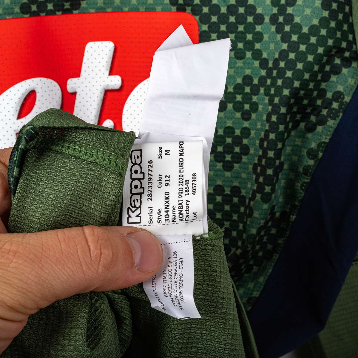 Maglia Napoli Away UEFA Kappa Insigne 24 ml 2019/2020