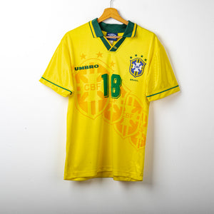 Maglia Home Umbro Brasile Ronaldinho n18 1996