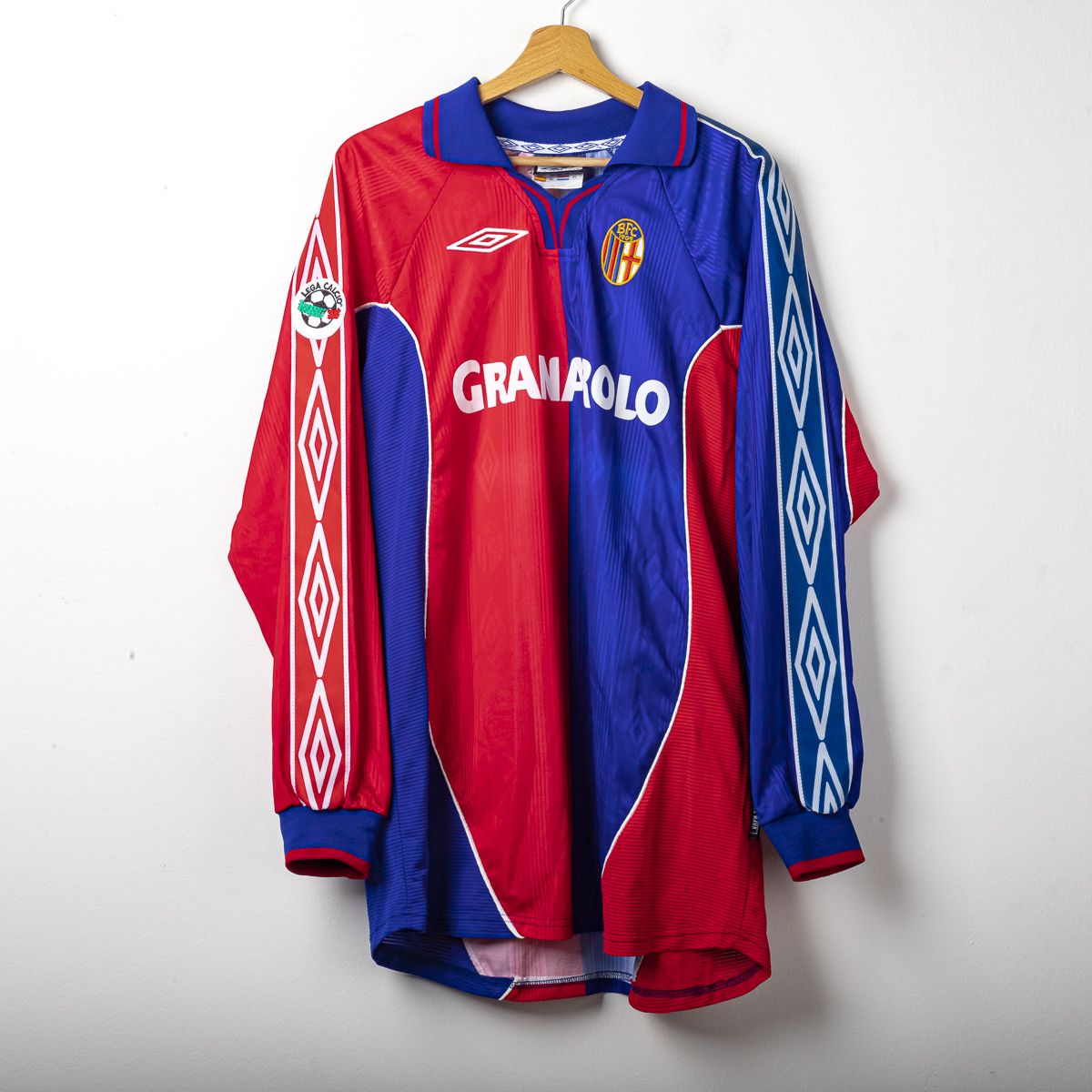 Maglia home Bologna Umbro Gamberini 16 2000/2001