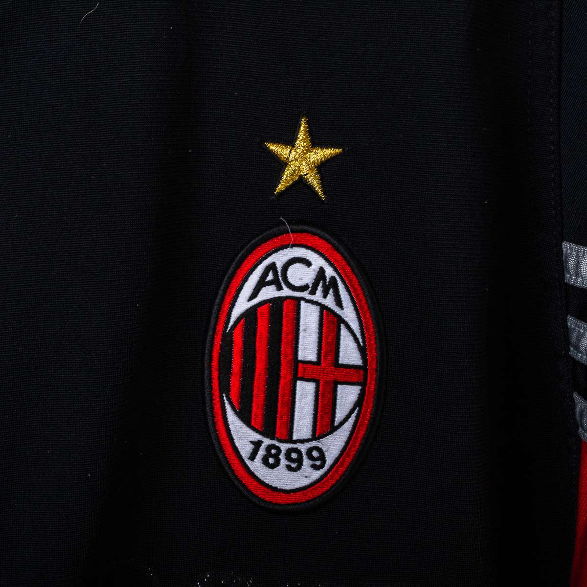 AC Milan Adidas Opel Black Jacket 2003/2004