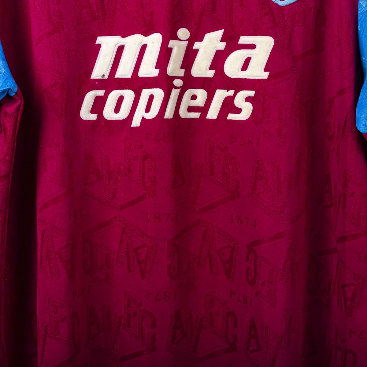 Maglia Home Aston Villa Umbro Mita Copiers 1992/1993