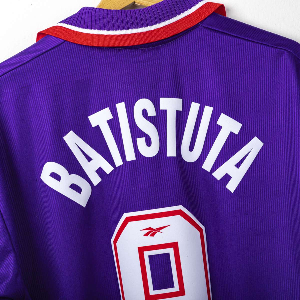maglia home fiorentina reebook sammontana batistuta 9 1996/1997