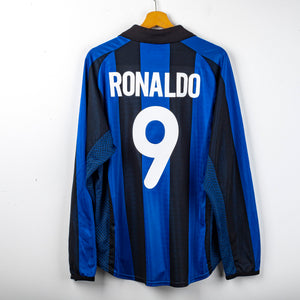 Maglia Home Inter Nike Ronaldo 9 ML 2001/2002