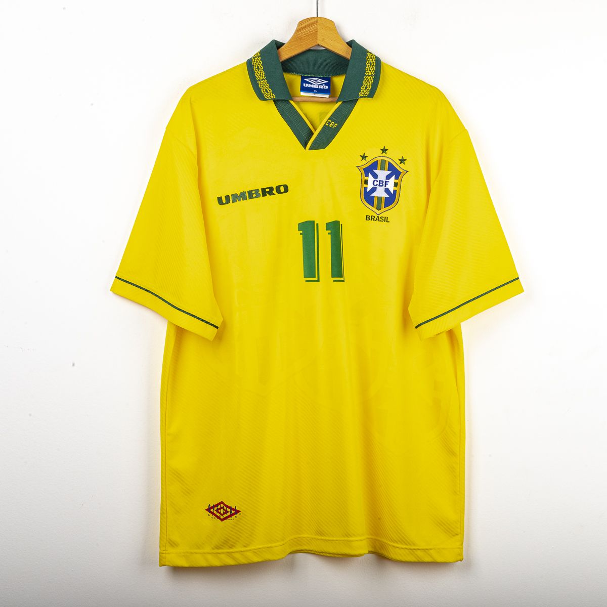 Maglia Home Umbro Brasile Romario n11 1994 Mondiale