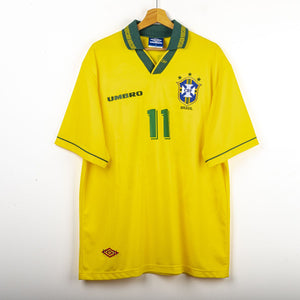 Maglia Home Umbro Brasile Romario n11 1994 Mondiale