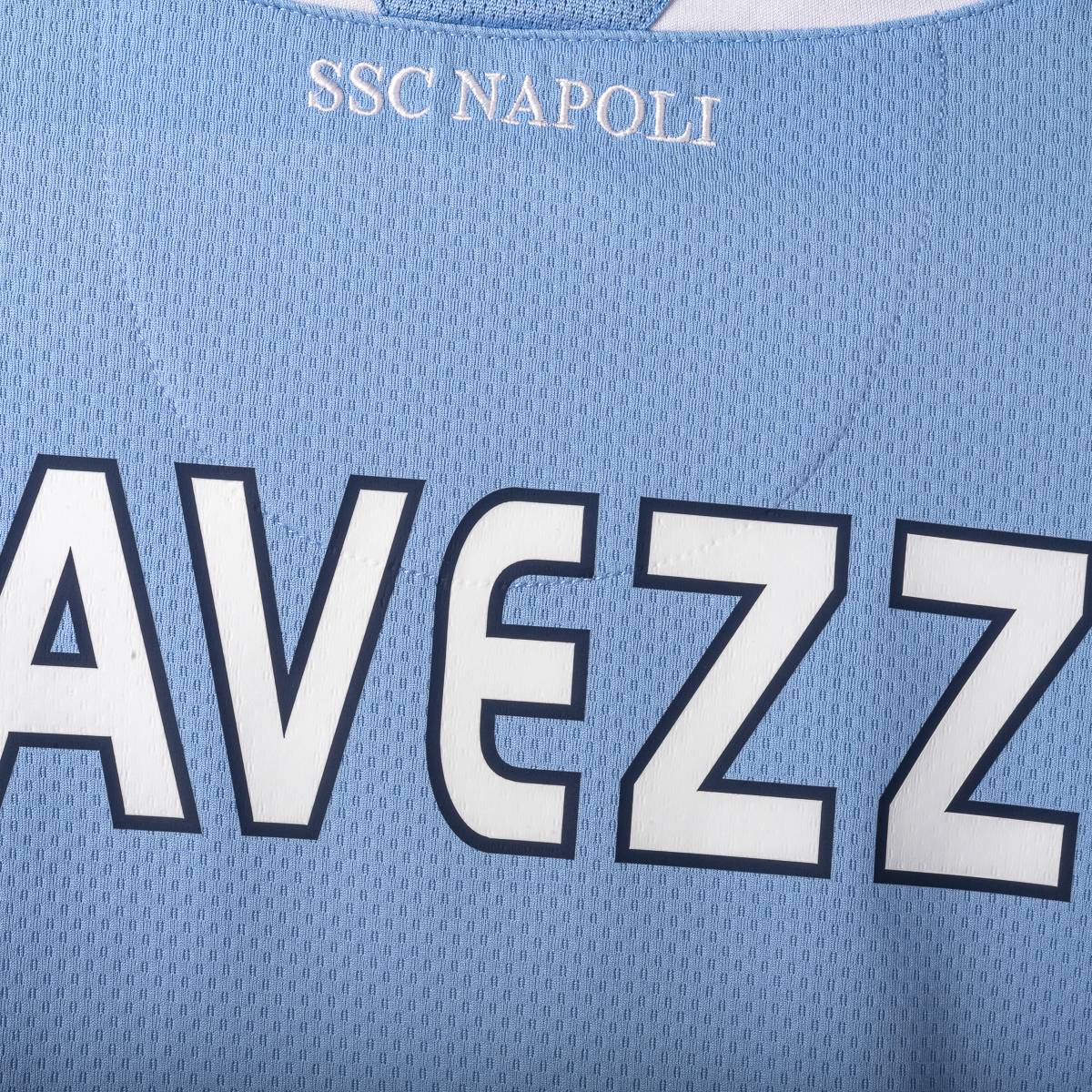 Maglia Home Napoli Diadora Lavezzi n7 mc 2009/2010  72x55