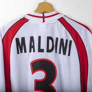 AC Milan Away Shirt Adidas Opel Maldini 3 2001/2002