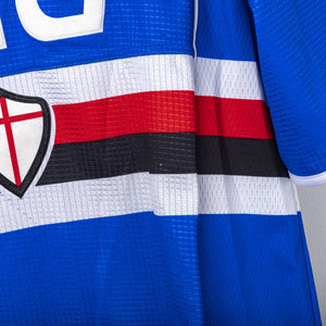 maglia home sampdoria asics bettarini 3 2002/2003