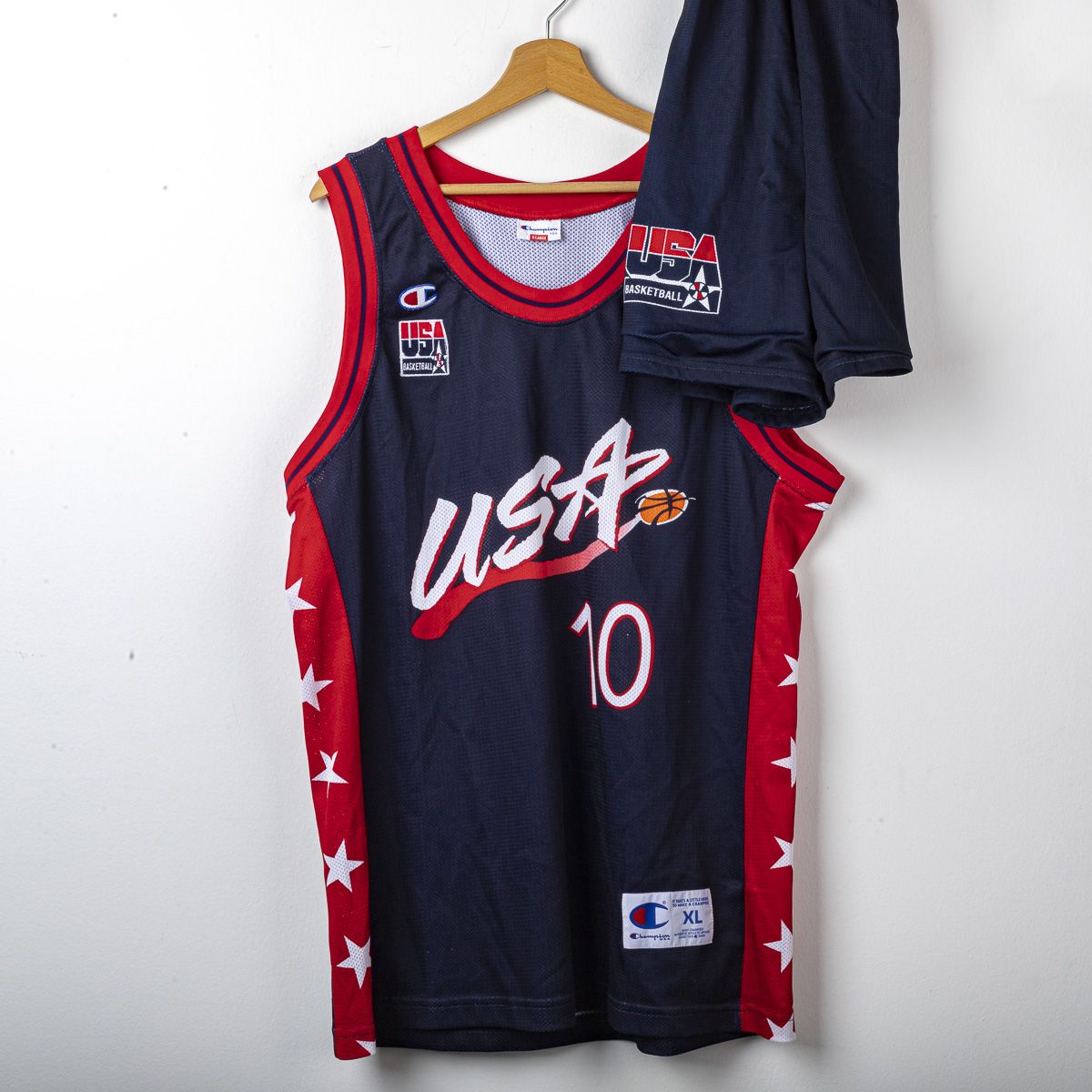 Completo USA Basketball Champion Miller 10 Atlanta 1996