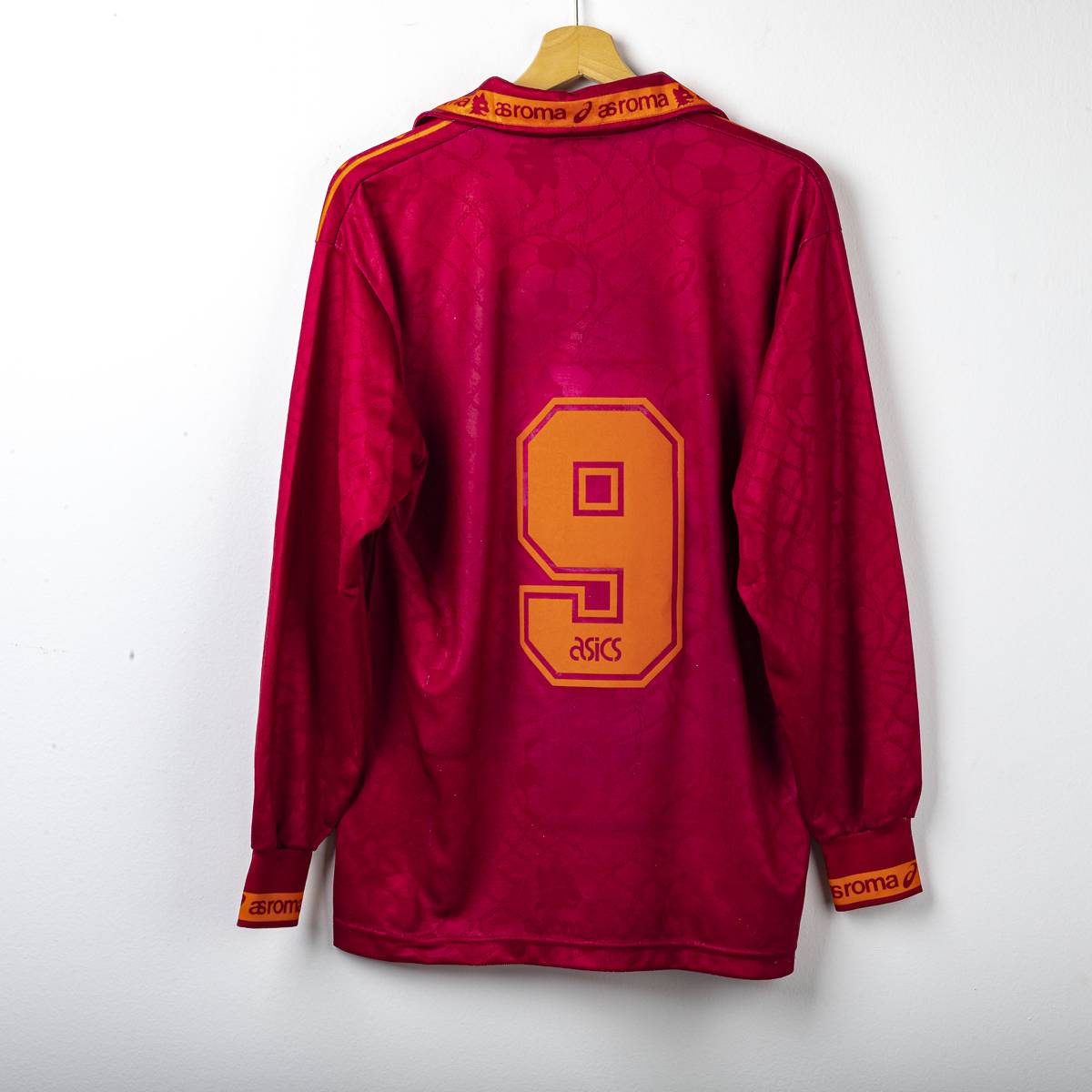 Maglia Home AS Roma Asics Nuova Tirrena N°9 1994/1995